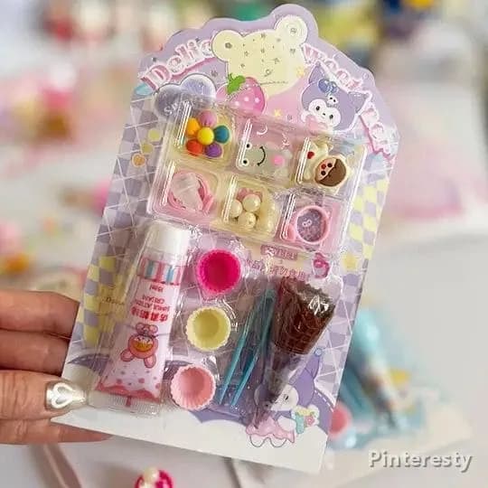 پک ساخت آویز بستنی و شیرینی | DIY Dessert Charm Kit