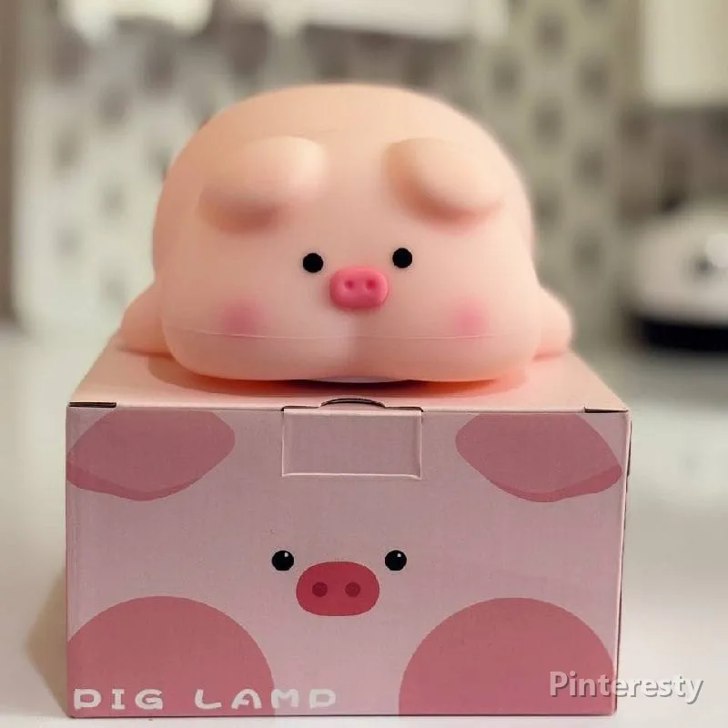 چراغ خواب سیلیکونی خوک نرمالو