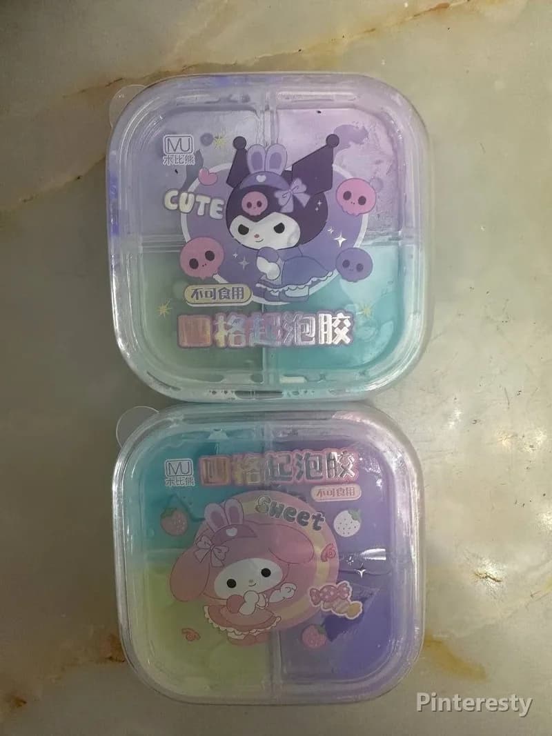 اسلایم سانریو ۴ تایی | Sanrio Slime Set